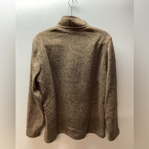 Eddie Bauer Tan Quarter Zip-Up - Picture 2 of 3